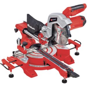 Ferastrau debitor cu glisare Einhell TC-SM 216, 1500 W, 5200 RPM, 216 mm diametru lama, 48 D, taiere max 305x65 mm