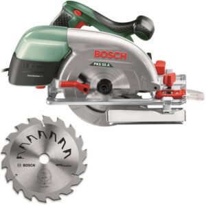 Fierastrau circular Bosch PKS 55 A IS, 1200 W, 55 mm, 5600 RPM, disc 160 mm + 1 accesoriu