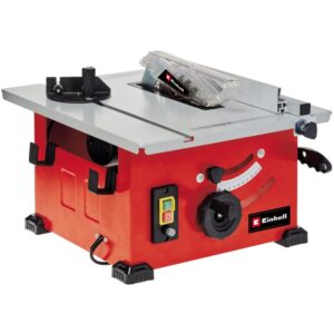 Fierastrau circular cu masa Einhell TC-TS 210, 900 W, lama Ø210 x 30 mm, pivotare disc 45°, 45 mm inaltime max. taiere la 90⁰, masa lucru 525 x 440 mm, adaptor aspiratie 36 mm