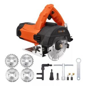 Fierastrau circular, GOXAWEE, G5245, 1800 W, 12000 RPM, 125 mm diametru disc, 46 mm adancime maxima, 220-240 V, Pentru Marmura si Gresie