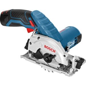 Fierastrau circular pe acumulator Bosch Professional GKS 12V-26, 12 V, 1400 RPM, 85 mm diametru disc, 26.5 mm taiere maxima, accesorii incluse, fara acumulator/incarcator