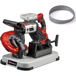 Fierastrau cu banda pe acumulator Einhell Power X-Change TE-MB 18/127 U Li-Solo, 18 V, inaltime taiere 115 mm, latime taiere 127 mm, dimensiuni banda 1141 x 13 x 0,65 mm, fara...