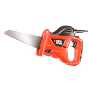 Fierastrau electric de mana Black & Decker KS880EC, 400 W, 230 V, 0-4600 curse pe minut, lungime panza 23.9 cm, lungime cursa 10mm, include 1 panza, lungime cablu 3m, pentru...