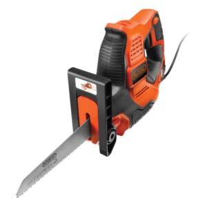 Fierastrau orizontal (tip sabie) Black & Decker RS890K-QS, 500 W, 220 V, 2700 RPM, 100 mm adancime maxima taiere, 3 m lungime cablu, 3 panze