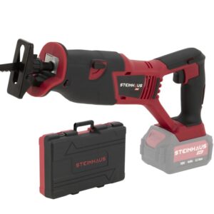 Fierastrau sabie pe acumulator Steinhaus ONE 18V, PRO-ONE-RS, 3000rpm, lungime cursa 22mm, fara acumulator/incarcator, valiza transport + accesoriu