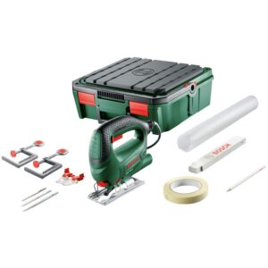 Set fierastrau electric Bosch PST 700, 500 W, 3100 RPM, 70 mm adancime taiere + cutie unelte + accesorii